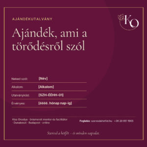 Szeresd a hétfőt! ajándékutalvány: Ajándék, ami a törődésről szól